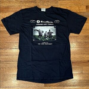 “O Brother, Where Art Thou?” Black Unisex T-Shirt - Size Medium